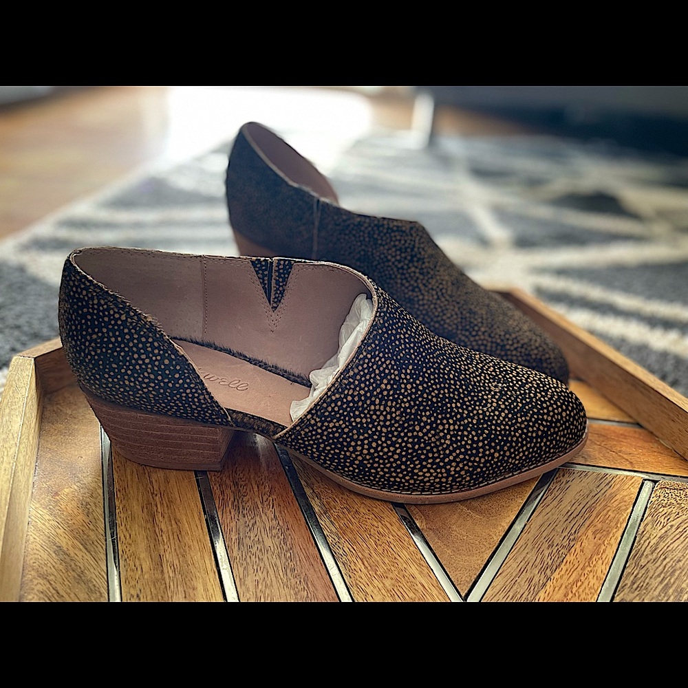 Madewell Lucie Shoe in Spotty Calf Hair